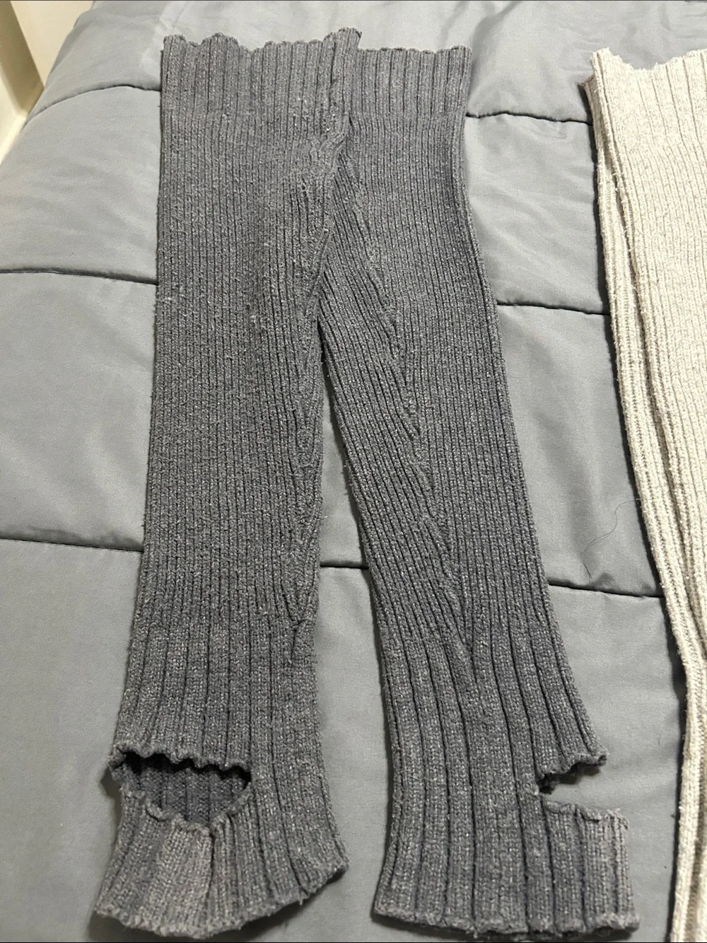 Leg warmer set with scarf